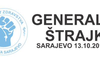 GENERALNI ŠTRAJK: Sarajevo 13.10.2017.